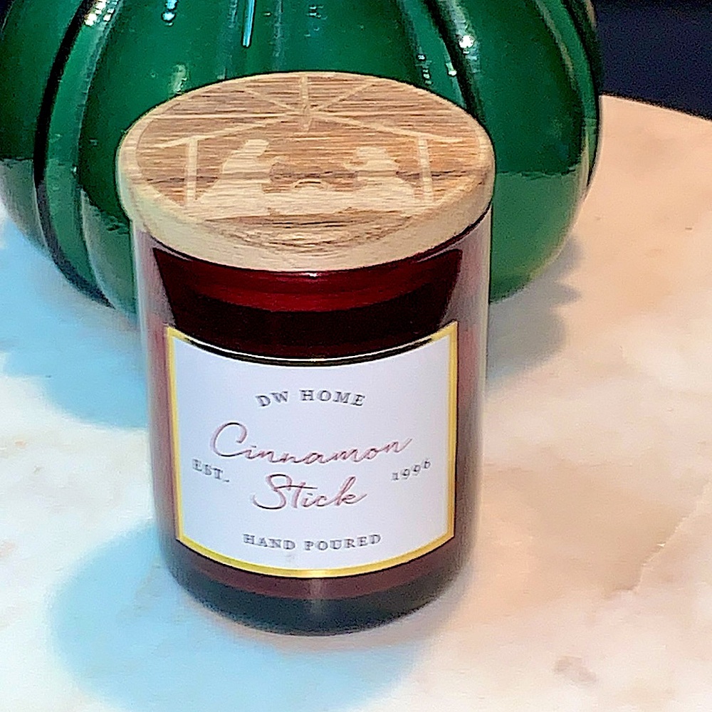 DW HOME CANDLE CINNAMON STICK RICHLY SCENTED CHRISTMAS NEW MINI 1 WICK 3.8 oz